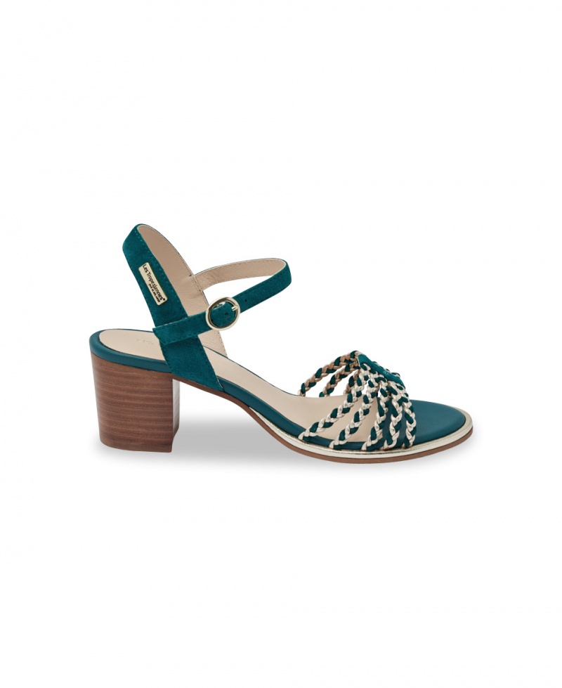 Sandales à talons Les Tropeziennes LANIA Turquoise Femme|WCXI-93871872